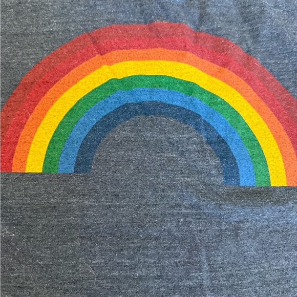 Aviator Nation Navy Tee with Rainbow - Picture 3 of 5